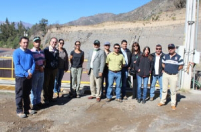 Alumnos del Mag&iacute;ster en Econom&iacute;a Energ&eacute;tica visitan Central Hidroel&eacute;ctrica Guayac&aacute;n